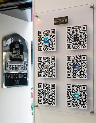 Certificat, récompense, panneau ou autre document affiché dans l'établissement Best Western Premier Faubourg 88