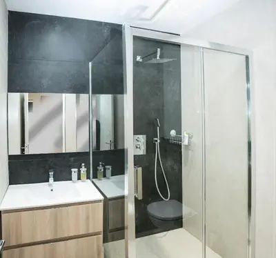 Salle de bains dans l'établissement Apart 1 opera · Modern studio fully furnished