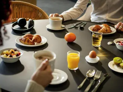 Nourriture dans l'hôtel ou à proximité