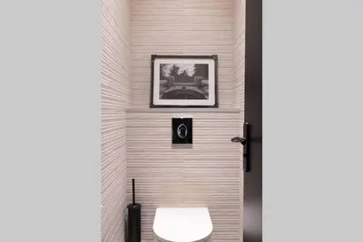 Salle de bains dans l'établissement Appartement d'architecte Amsterdam Saint-Lazare