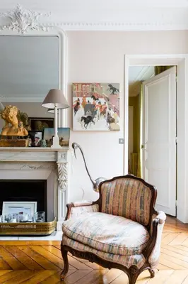 Coin salon dans l'établissement Veeve - Muted Beauty in Batignolles