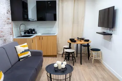 Cuisine ou kitchenette dans l'établissement Rent a Room - Cosy 1BDR