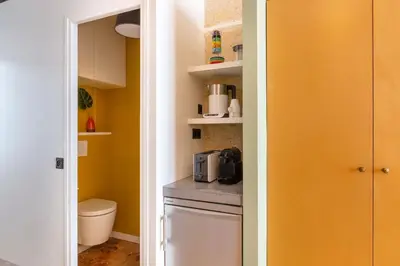 Cuisine ou kitchenette dans l'établissement Boutik Boheme Le Loft Batignolles