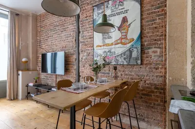 Coin salon dans l'établissement Boutik Boheme Le Loft Batignolles