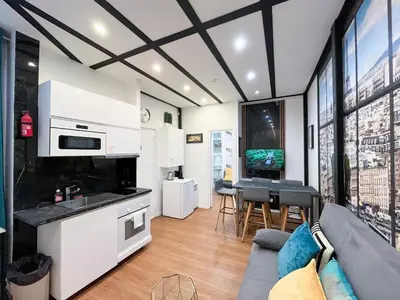 Cuisine ou kitchenette dans l'établissement 114 - Urban Saint Denis Couture