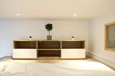 Un ou plusieurs lits dans un hébergement de l'établissement Atypical Apartment - Jardin Des Plantes