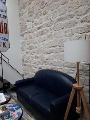 Coin salon dans l'établissement Le nichoir aux oiseaux