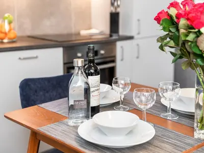 Cuisine ou kitchenette dans l'établissement LivinParis - Luxury 2 Bedrooms Opera VI