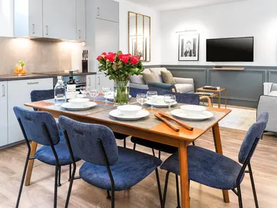 Cuisine ou kitchenette dans l'établissement LivinParis - Luxury 2 Bedrooms Opera VI