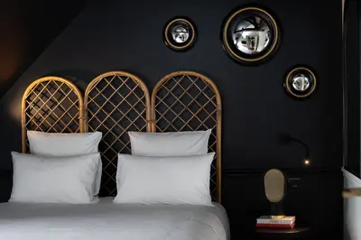 Un ou plusieurs lits dans un hébergement de l'établissement Chouchou Hotel