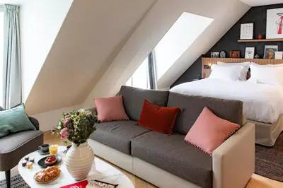 Coin salon dans l'établissement Maison Mère