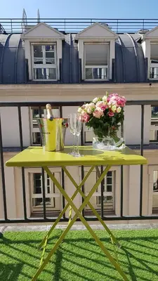 Balcon ou terrasse dans l'établissement Lyric Hotel Paris Opera