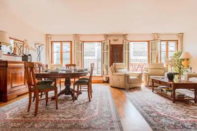 Coin salon dans l'établissement Beaudelaire Center Residence