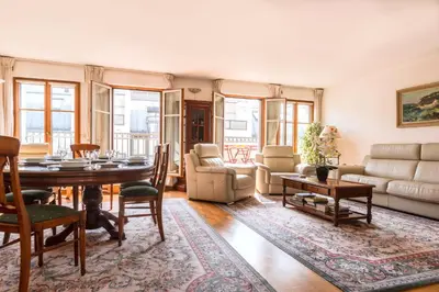 Coin salon dans l'établissement Beaudelaire Center Residence