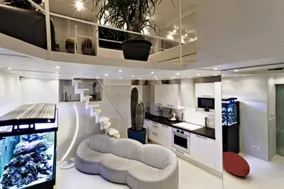 Cuisine ou kitchenette dans l'établissement Stylish,luxury duplex Paris city center
