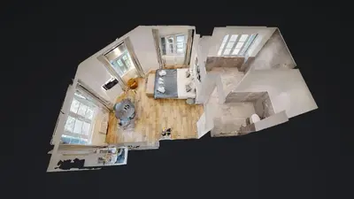 Cuisine ou kitchenette dans l'établissement 151 Suite Jean Yves - Superbe Studio à Paris