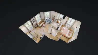 Coin salon dans l'établissement 155 Suite Georges - Superbe Appartement à Paris
