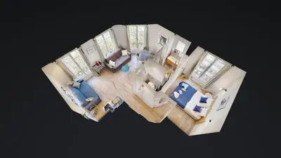 Coin salon dans l'établissement 161 Suite Raphael - Superbe Appartement à Paris