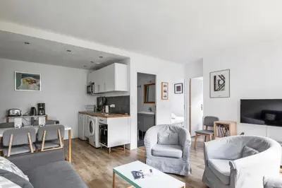 Cuisine ou kitchenette dans l'établissement Appartement de la Motte - Welkeys