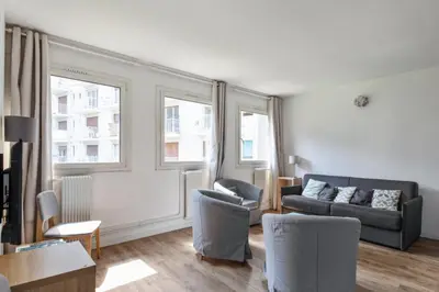Coin salon dans l'établissement Appartement de la Motte - Welkeys