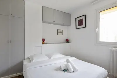 Un ou plusieurs lits dans un hébergement de l'établissement Appartement de la Motte - Welkeys