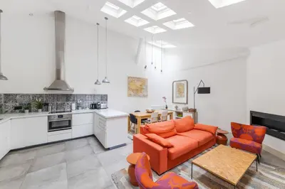 Cuisine ou kitchenette dans l'établissement Les appartements de l'atelier Paris 15