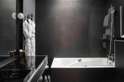 Salle de bains dans l'établissement Le 123 Sébastopol - Astotel