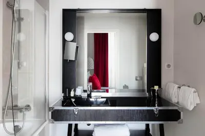 Salle de bains dans l'établissement Le 123 Sébastopol - Astotel