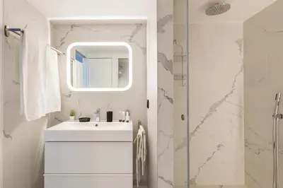 Salle de bains dans l'établissement B2 Loft Duplex 175Blo-Paris Convention
