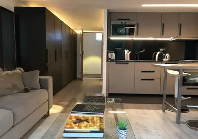 Cuisine ou kitchenette dans l'établissement B3 Loft Duplex 175Blo-Paris Convention