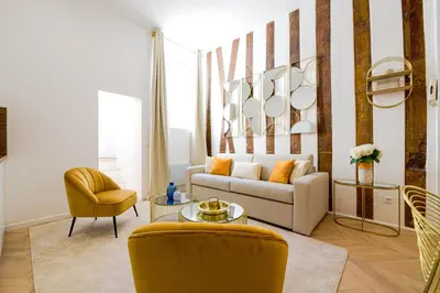 Coin salon dans l'établissement Luxury home in PARIS - Musée du Louvre