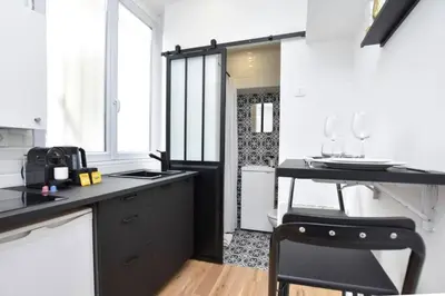 Cuisine ou kitchenette dans l'établissement Studio Gare de Lyon Accor Arena