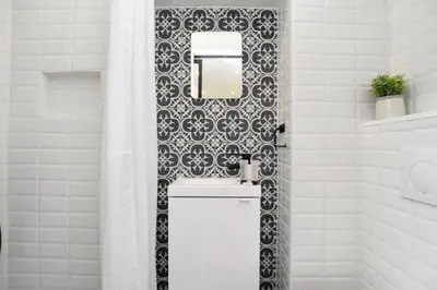 Salle de bains dans l'établissement Studio Gare de Lyon Accor Arena