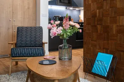Coin salon dans l'établissement NEW - Villa Urbaine au Coeur de Paris - 6 pers