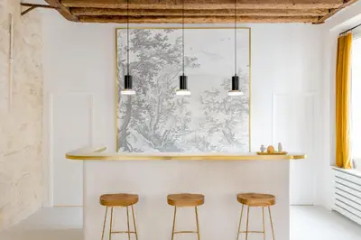Plan de l'établissement Habitat Parisien - 2BR-2BA - Marais - Hôtel de Ville