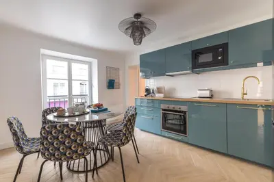 Cuisine ou kitchenette dans l'établissement Sweett- Lescot II