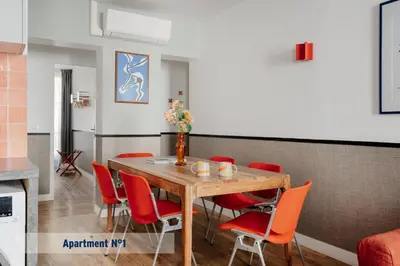 Cuisine ou kitchenette dans l'établissement Edgar Suites Saint-Lazare - Amsterdam