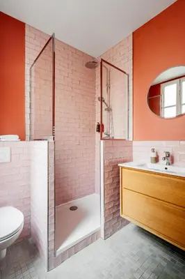 Salle de bains dans l'établissement Edgar Suites Grands Boulevards - Hauteville
