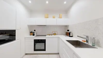 Cuisine ou kitchenette dans l'établissement 169 Suite W - Élégant Appartement à Paris