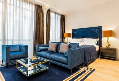 Coin salon dans l'établissement Luxury Apartment Paris Louvre II