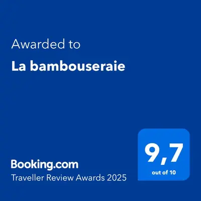 Certificat, récompense, panneau ou autre document affiché dans l'établissement La bambouseraie
