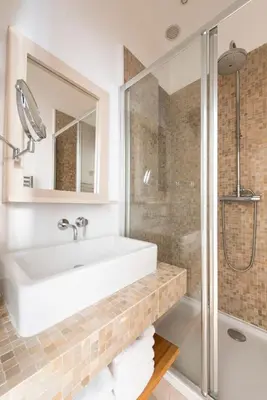 Salle de bains dans l'établissement Cada Vez