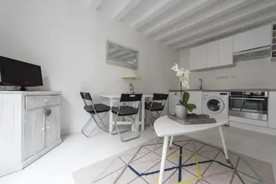 Cuisine ou kitchenette dans l'établissement Nieve
