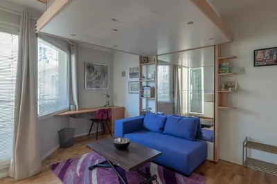 Coin salon dans l'établissement StayParis