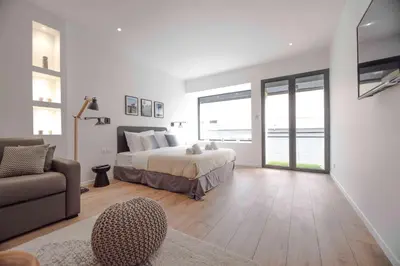 Un ou plusieurs lits dans un hébergement de l'établissement Luxury Residence - Paris South