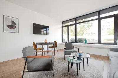Télévision ou salle de divertissement dans l'établissement Luxury Residence - Paris South