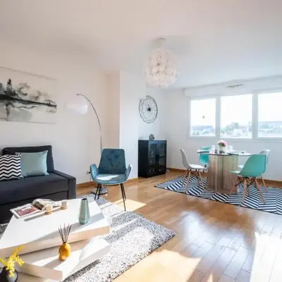 Immotovo - Suite moderne - Paris 8 min - Parking - NETFLIX