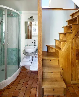 Salle de bains dans l'établissement Saint Germain Flat