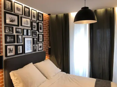 Un ou plusieurs lits dans un hébergement de l'établissement Appartement Hainaut Paris XIXème- Tout Equipé!