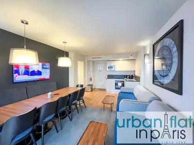 Cuisine ou kitchenette dans l'établissement 131 - Urban Brand New 110m2 Beautiful Flat in Montorgueil
